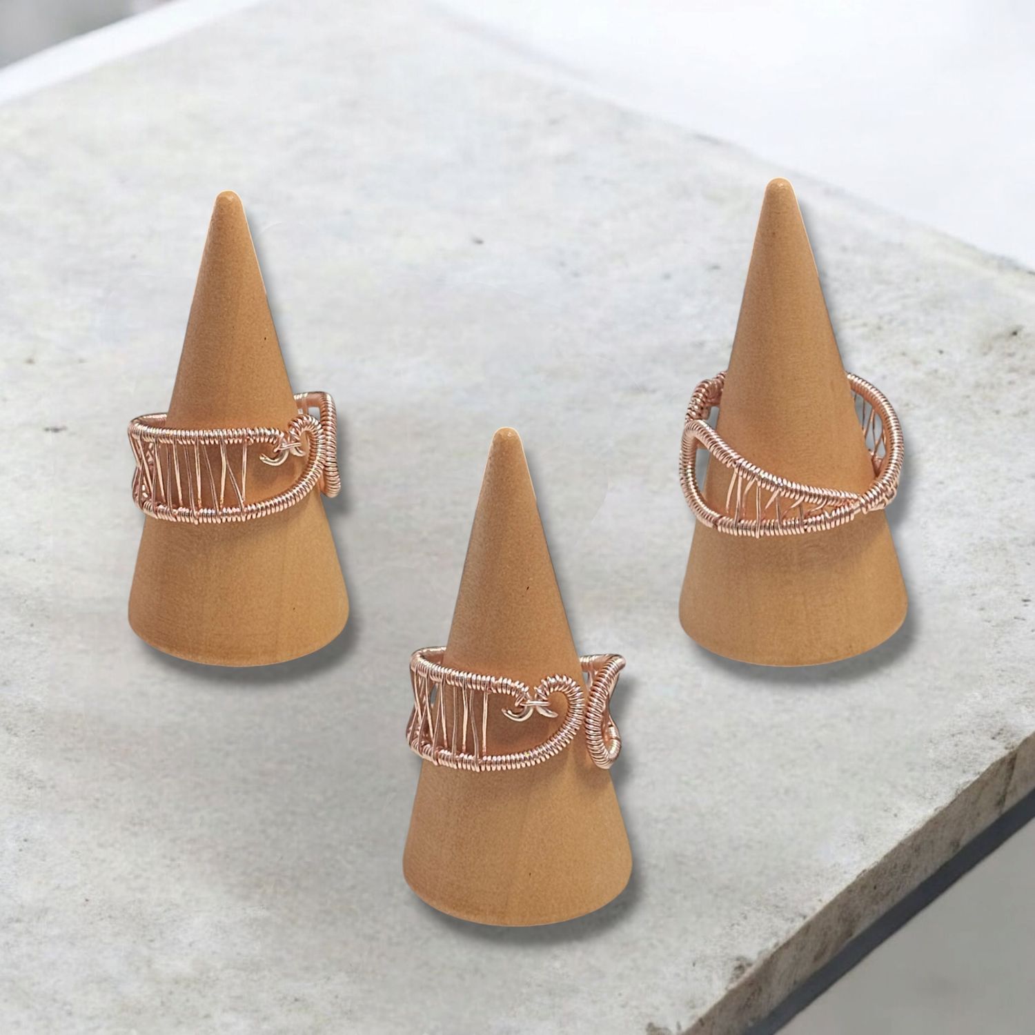 Rose Gold Adjustable Ring