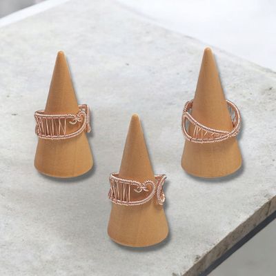 Rose Gold Adjustable Ring