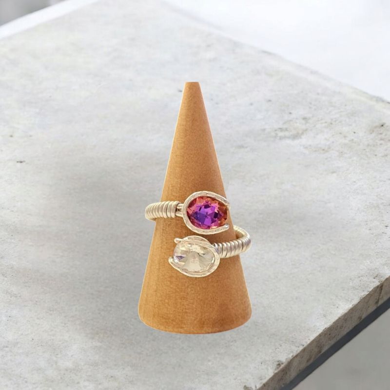 Pink Adjustable Ring