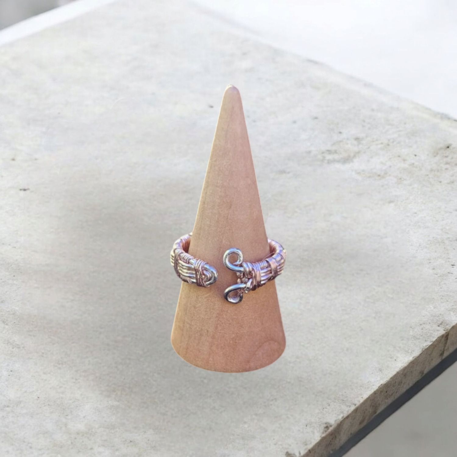 Rose Gold Adjustable Ring