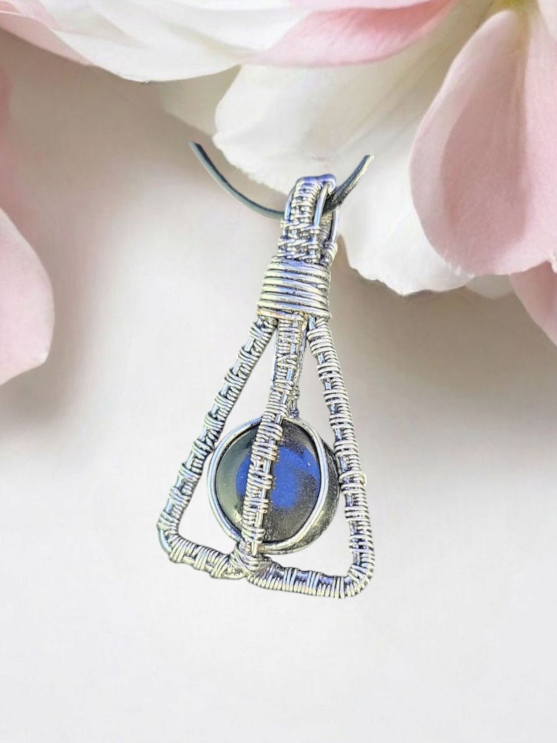 Obsidian Silver Pendant