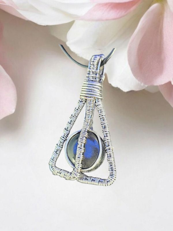 Obsidian Silver Pendant
