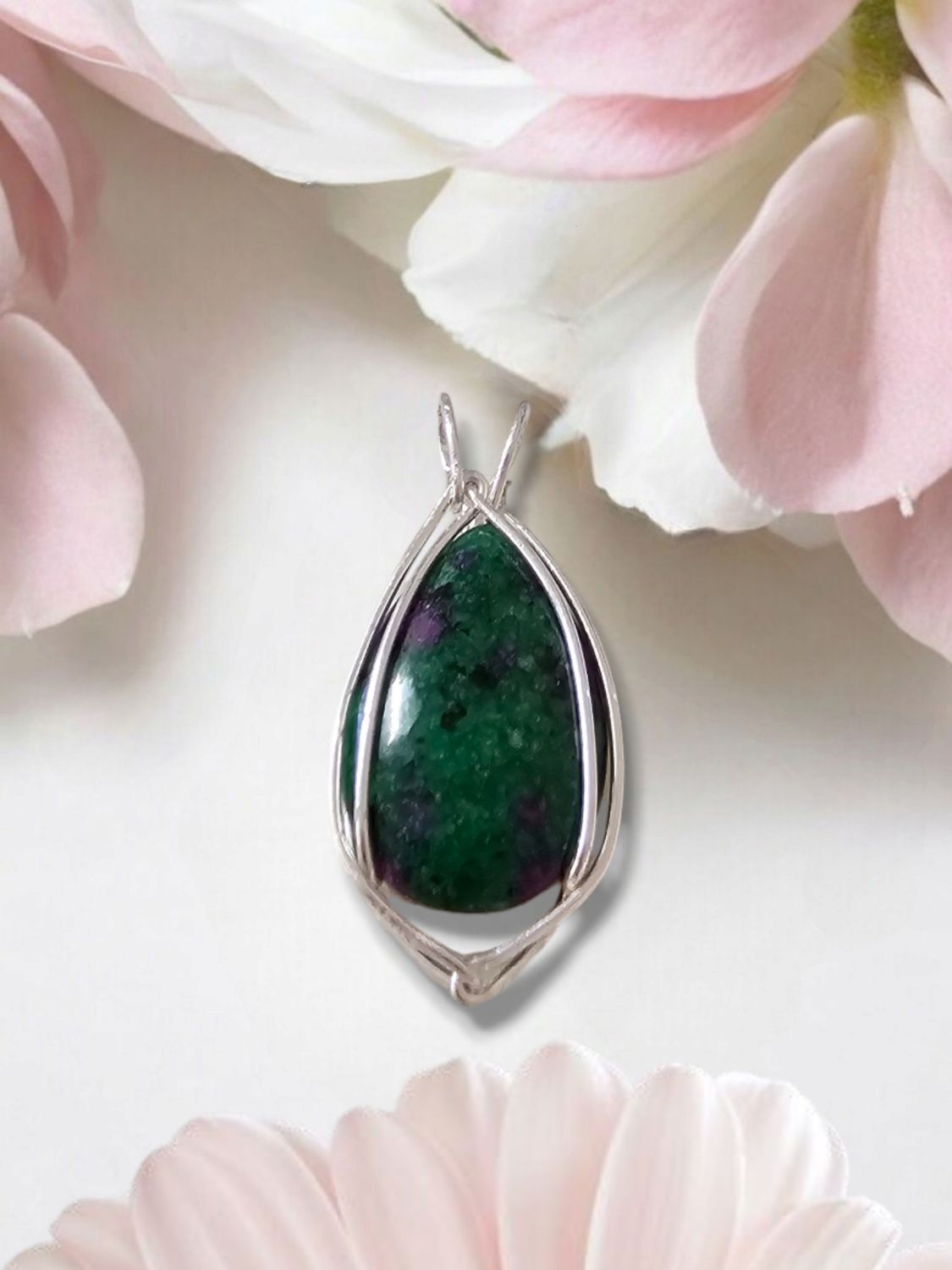 Ruby in Zoisite Pendant
