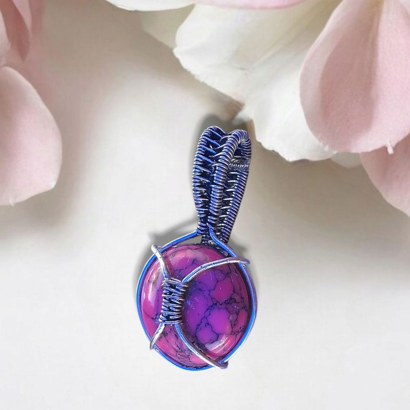 Pink Howelite Pendant