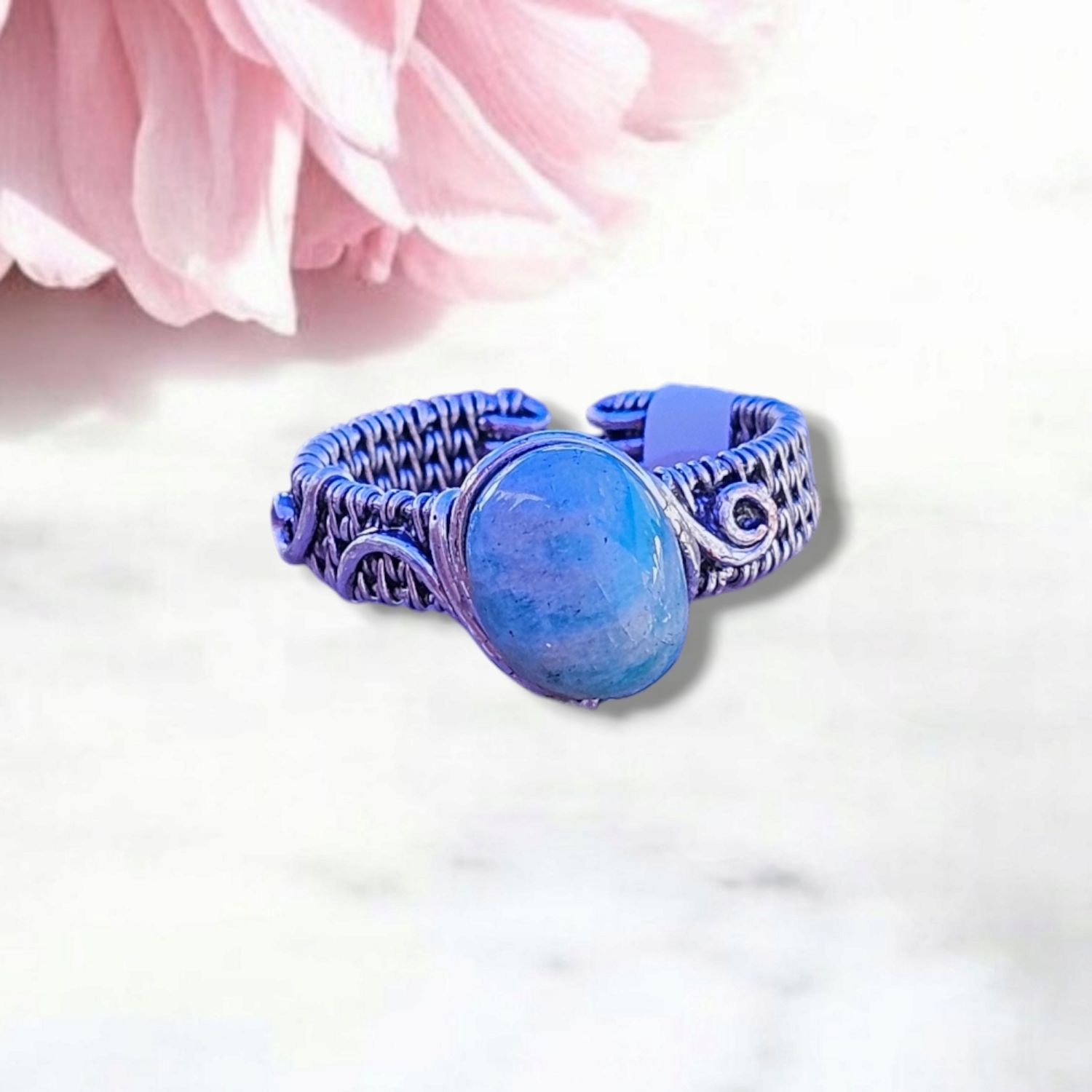 Amazonite Adjustable Ring