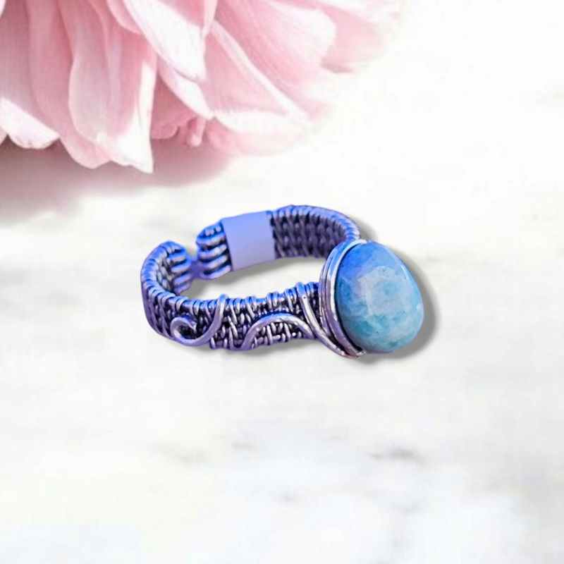 Amazonite Adjustable Ring