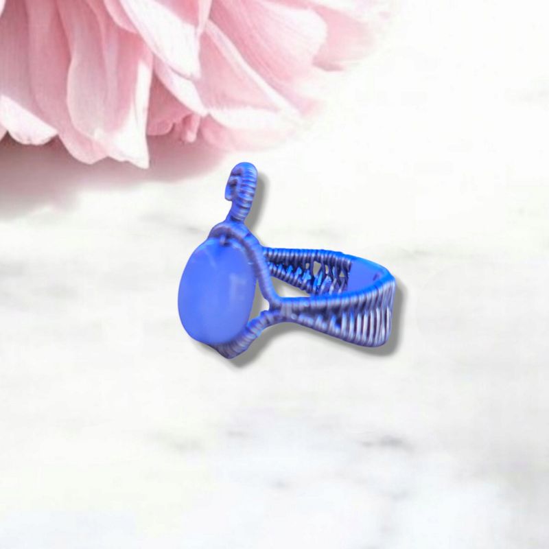 Moonstone Adjustable Ring