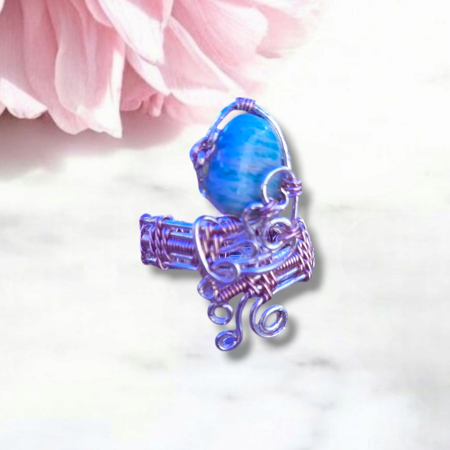 Amazonite Adjustable Ring