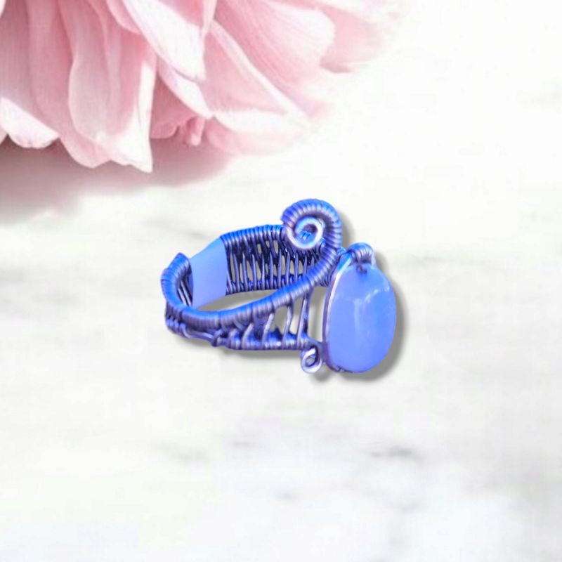 Moonstone Adjustable Ring