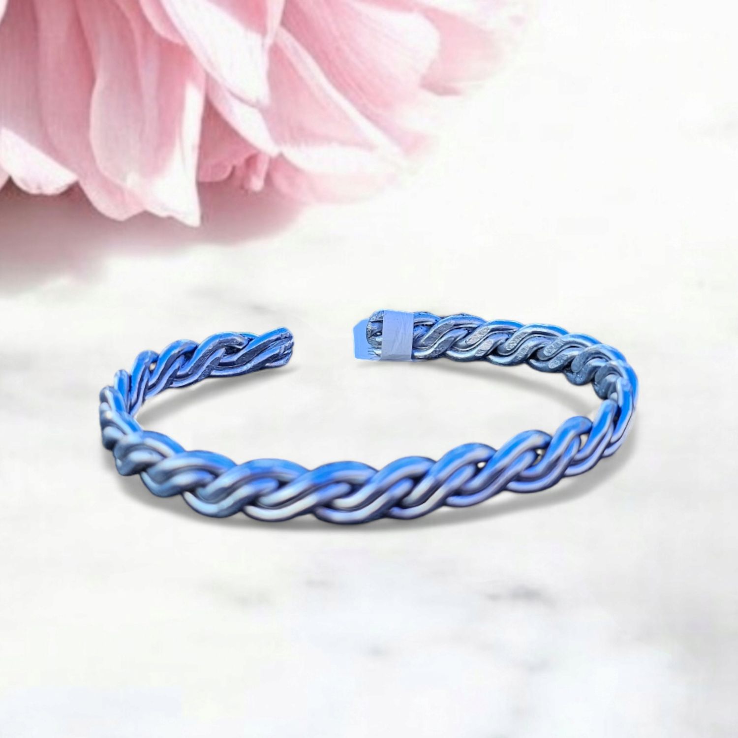 Silver Braided Cuff