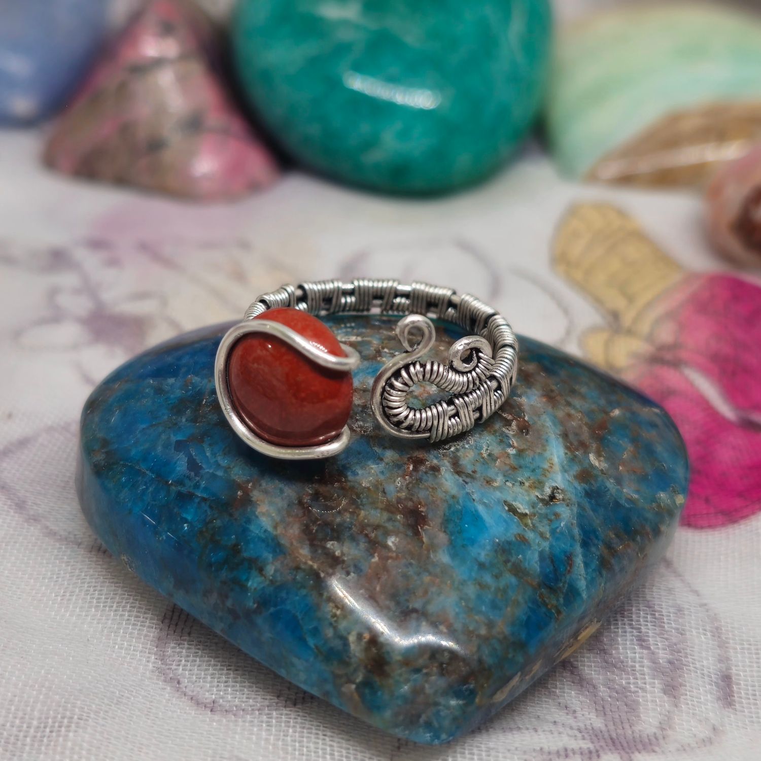 Jasper Adjustable Ring
