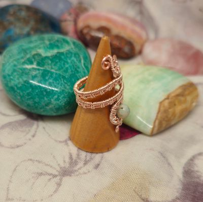 Amazonite Adjustable Ring