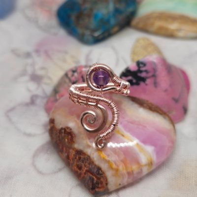 Amethyst Adjustable Ring
