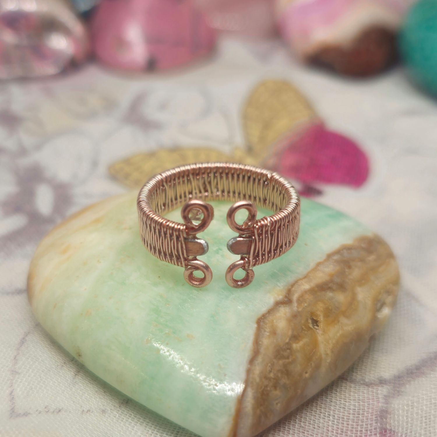 Rose Gold Adjustable Ring