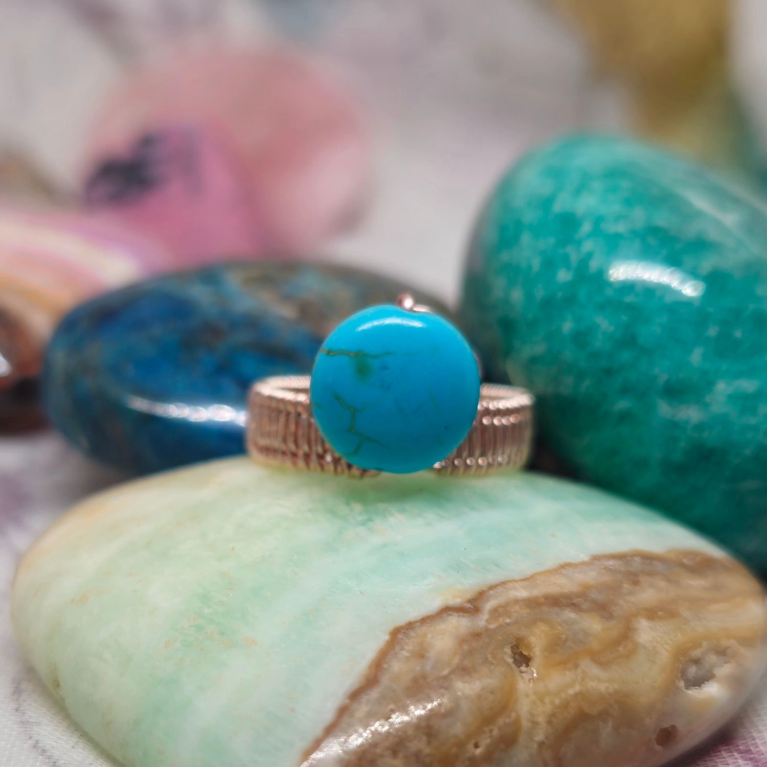 Turquoise Adjustable Ring