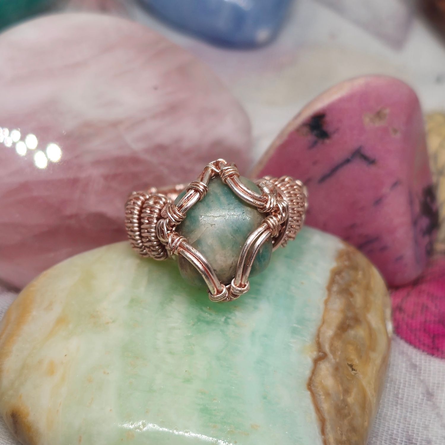 Amazonite Ring
