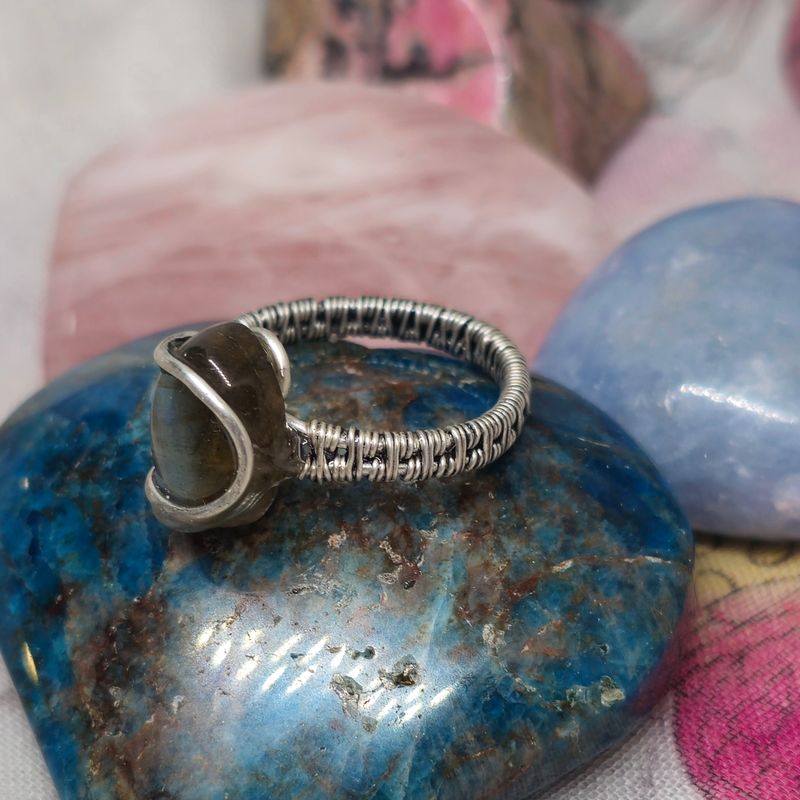 Labradorite Adjustable Ring