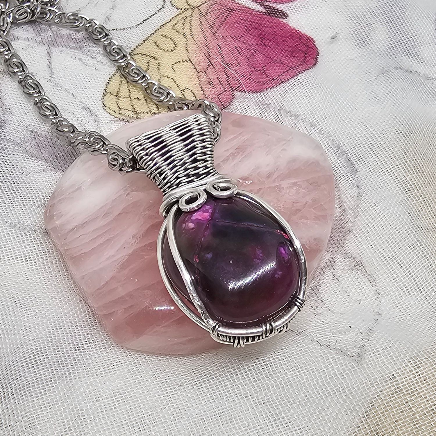Pink Amethyst Pendant