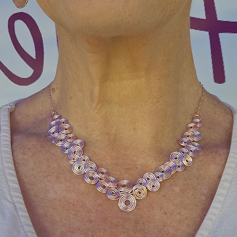 'Cloe' Rose Gold Necklace