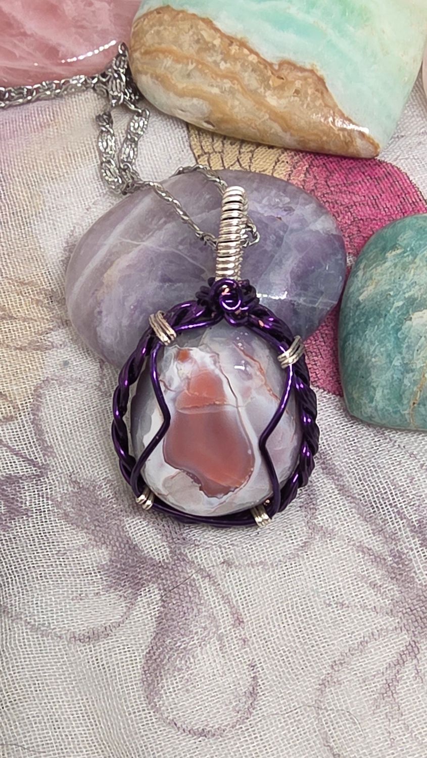 'Abby' Agate Pendant