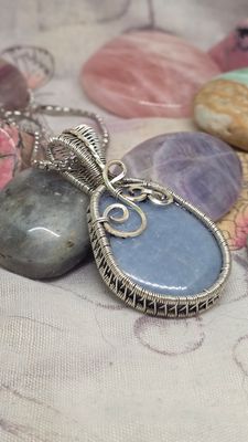 'Skye' Chalcedony Pendant