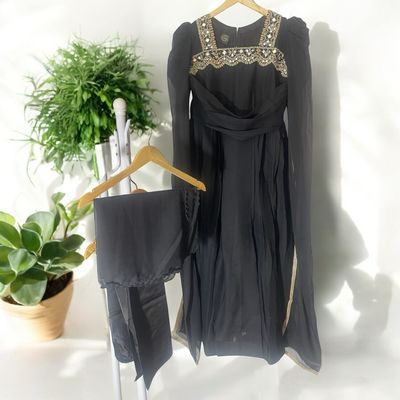 3 Pice Long Sleeve Woman’s Dress Maxi Style