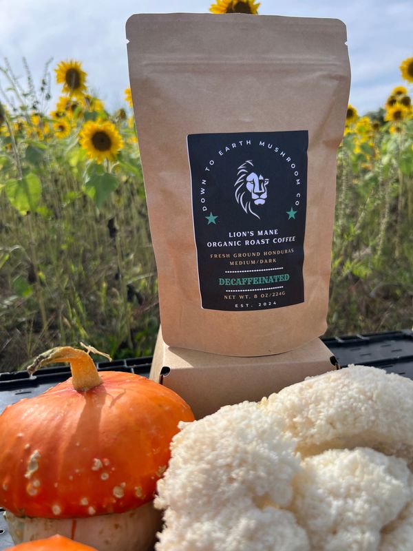 Organic Lion's Mane Honduras Decaffeinated Medium/Dark Ground Coffee