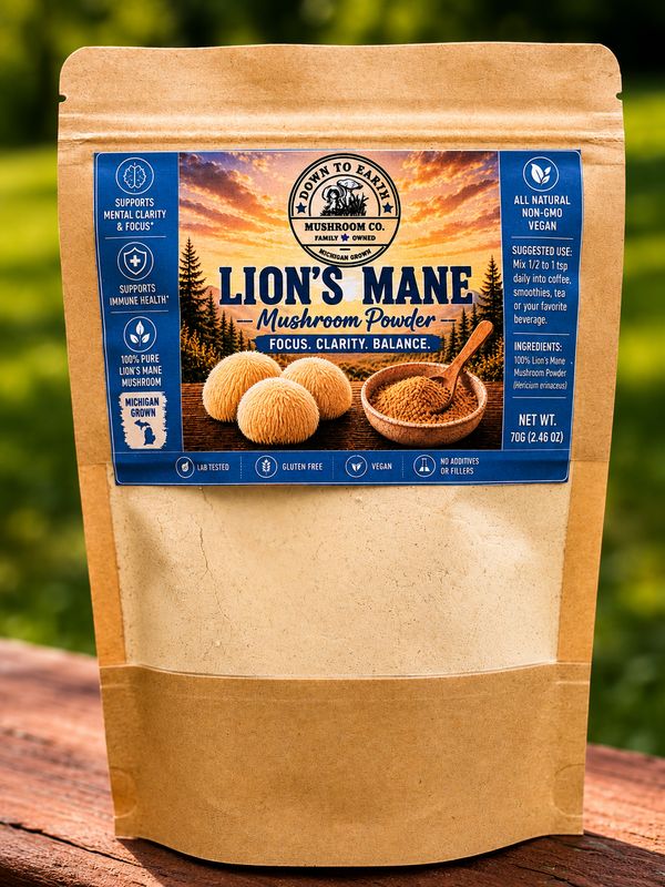 Organic Lion’s Mane Mushroom Powder