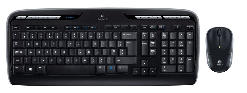 Logitech Wireless Combo MK330 (MK330 combo  US/Int - Wireless - Mouse and key...