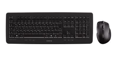 CHERRY DW 5100 keyboard Mouse included Universal RF Wireless US English Black... - German version