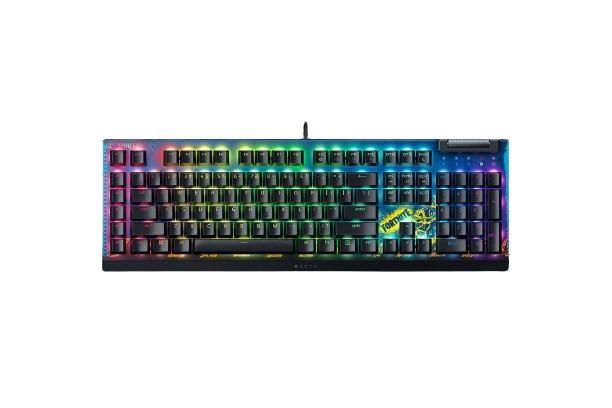 Razer BlackWidow V4 X - Fortnite Edition keyboard Gaming USB US English Black...