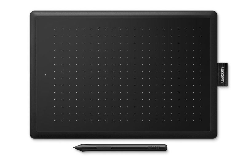 Wacom One by Medium graphic tablet Black 2540 lpi 216 x 135 mm USB (ONE BY WA...