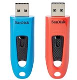 SanDisk Ultra USB flash drive 64 GB USB Type-A 3.2 Gen 1 [3.1 Gen 1] Blue  Re...