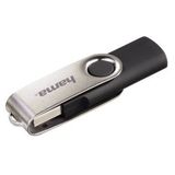 Hama Rotate 128GB USB 2.0 USB flash drive USB Type-A Black  Silver (FlashPen ...