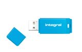 Integral 8GB USB2.0 DRIVE NEON BLUE USB flash drive USB Type-A 2.0 (8GB USB2....