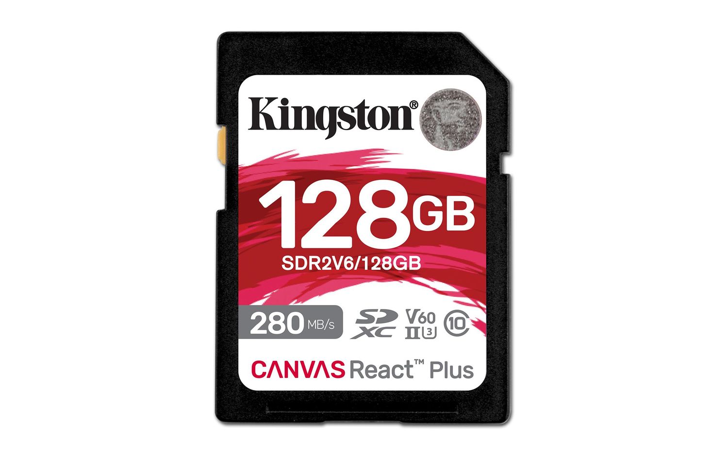 Kingston Technology 128GB Canvas React Plus SDXC UHS-II 280R/100W U3 V60 for ...