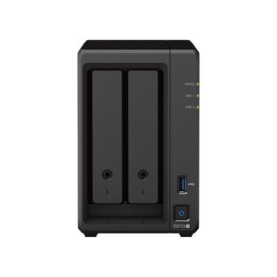 Synology DiskStation DS723+ NAS Desktop AMD Ryzen R1600 2 GB DDR4 12 TB HDD D...