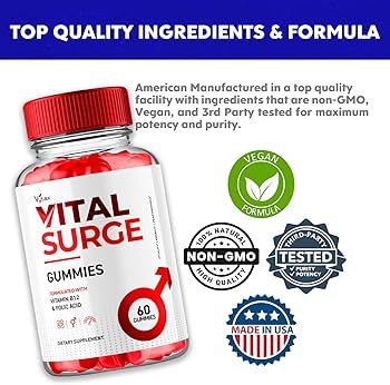 Vital Surge Male Enhancement Gummies cial Website Here’s What Experts Say!