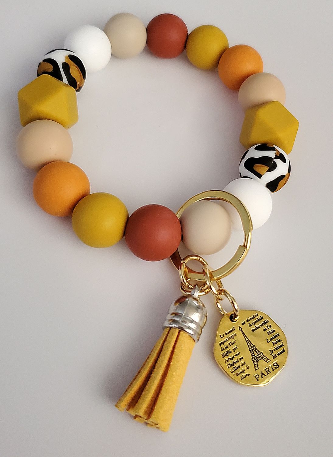 Safari Style Silicone Keychain