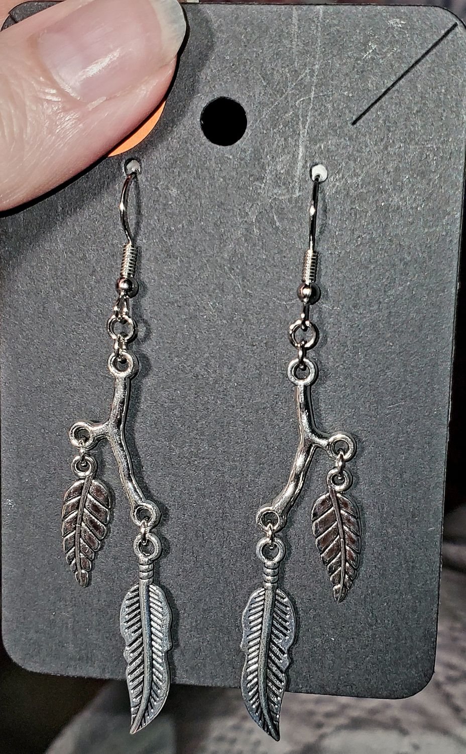 Hanging in There Double Charm Earrings