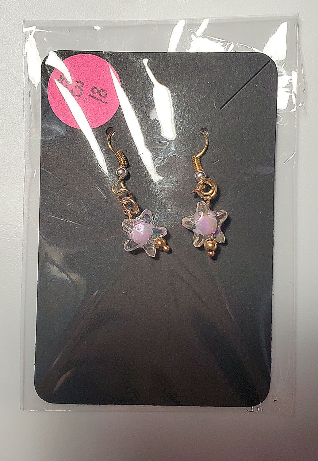 Little Lavender Bubble Star Earrings