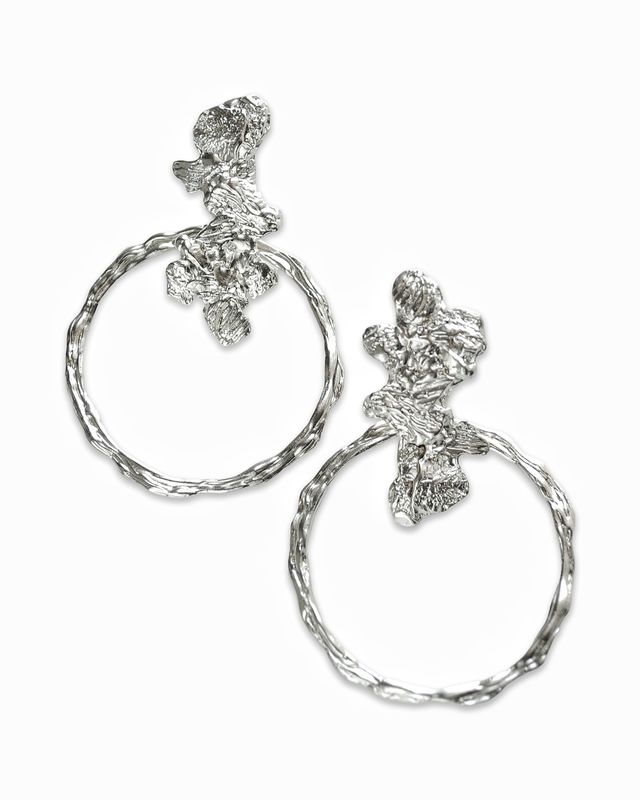 Silver earrings &quot;Circles of Life&quot;