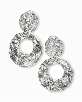 Silver earrings