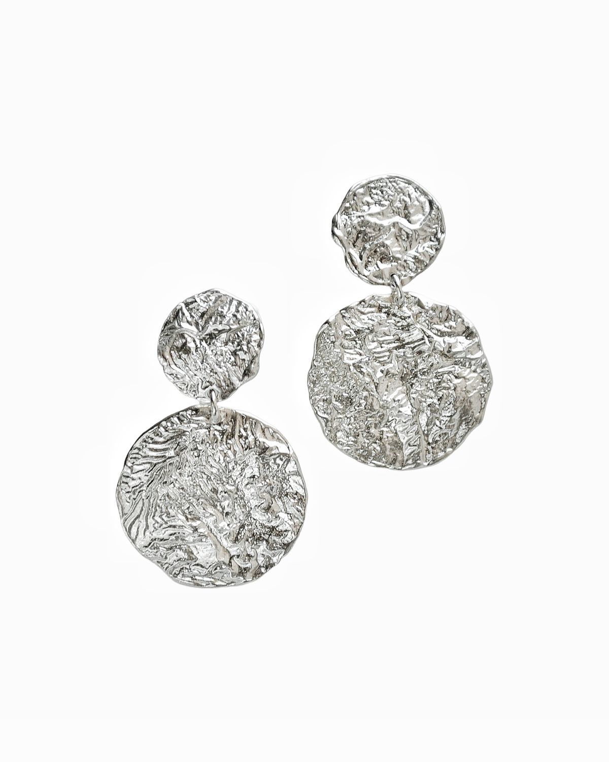 Silver earrings