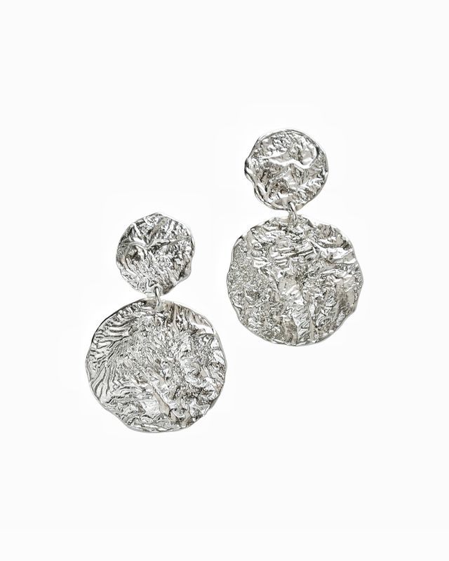 Silver earrings