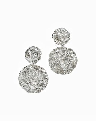Silver earrings