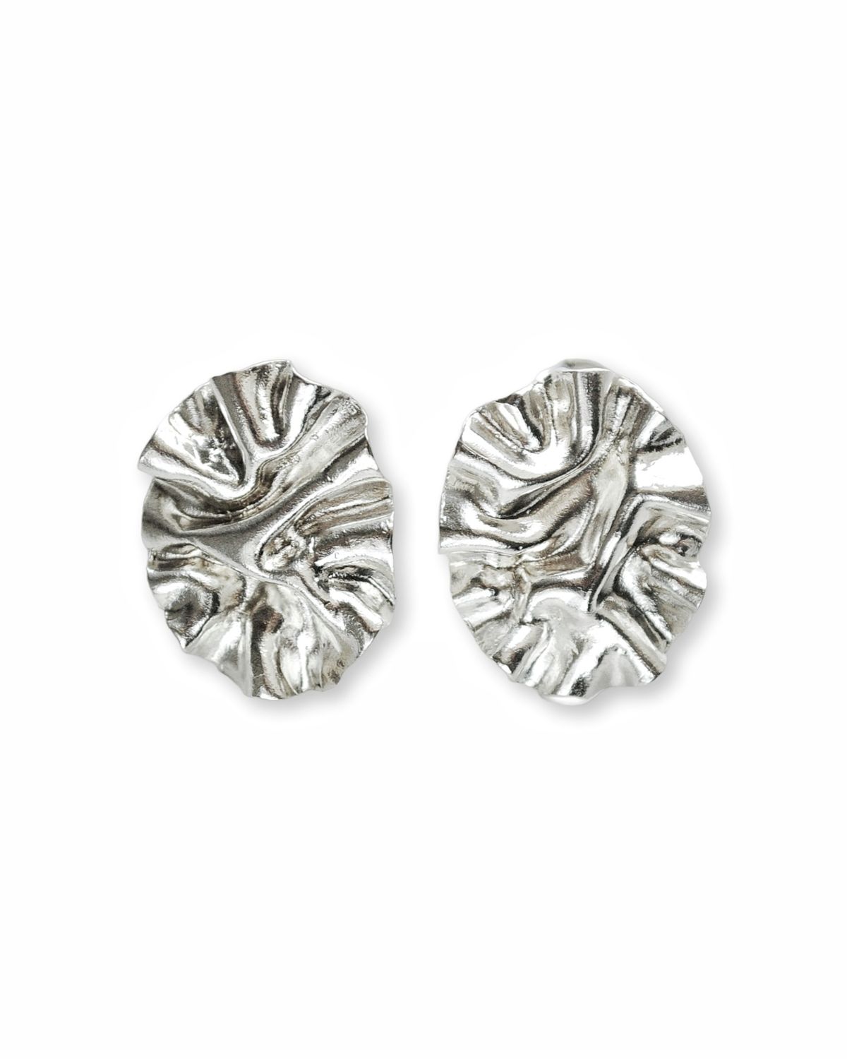 Silver earrings