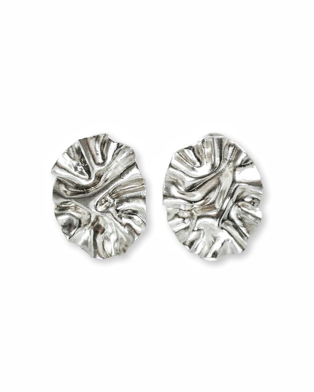 Silver earrings