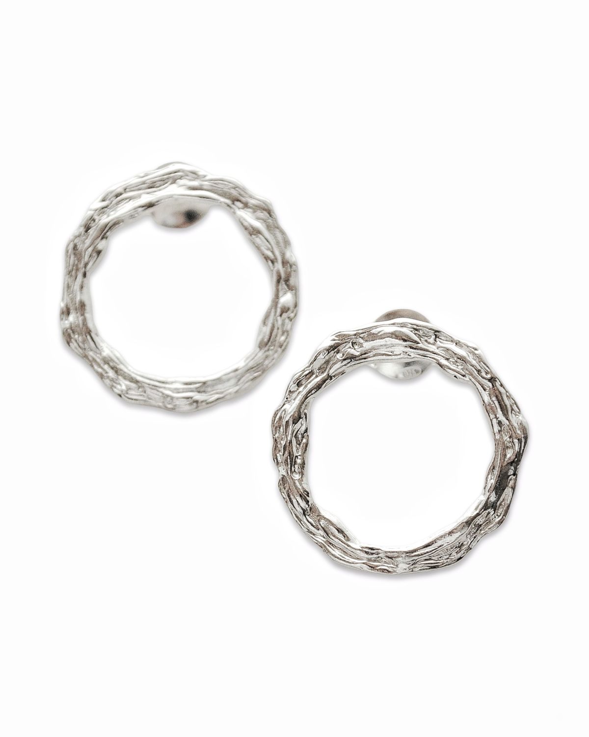 Silver earrings