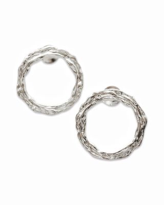 Silver earrings